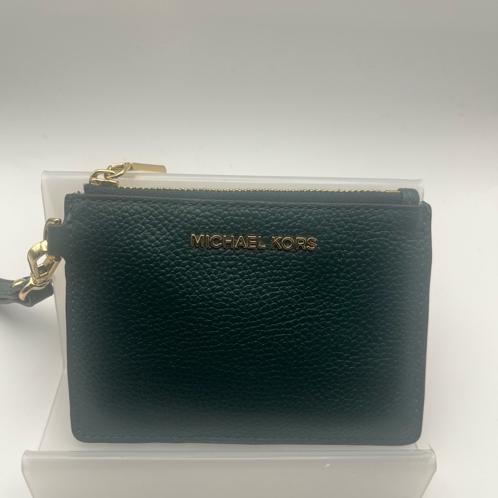 Michael Kors Hunter Green Wristlet